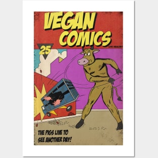 Vegan Comics Posters and Art